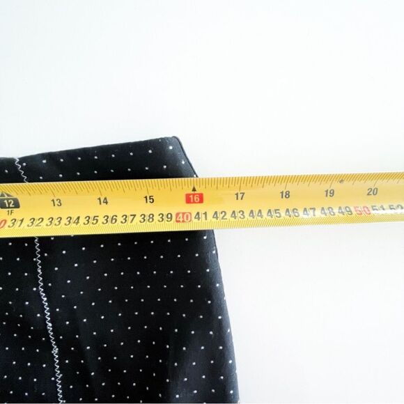 bebe Black and White Polka Dot Pencil Skirt - Picture 6 of 7